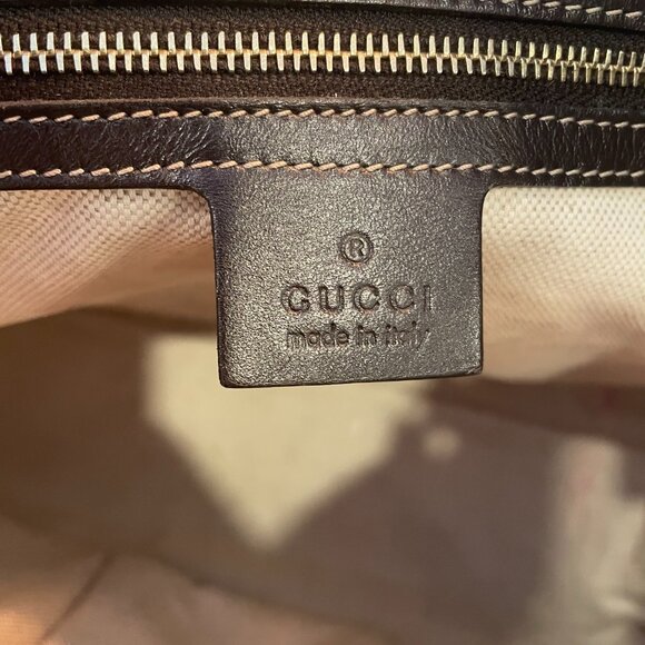 GUCCI GG Canvas Mayfair Convertible Tote w/ Strap - Picture 12 of 15